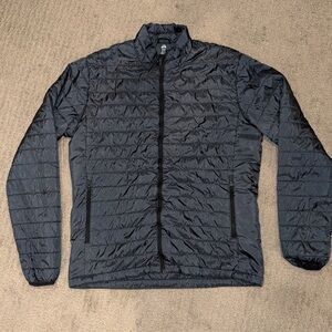 H&M Men's Padded Outdoor Dark Jacket - Slim Fit Lightweight Puffer. Size Medium